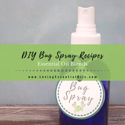 6 All Natural Bug Spray Recipes with Essential Oils - DIY Labels ...