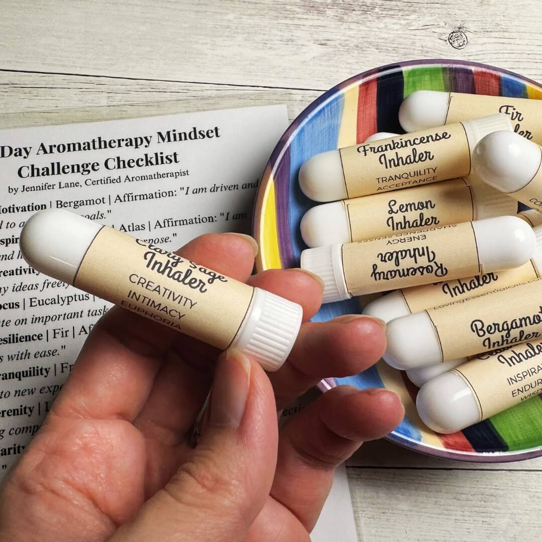 12 Positive Mindset Aromatherapy Inhaler Set